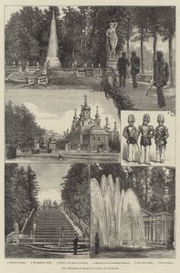 O Imperador do Palácio da Rússia em Peterhof